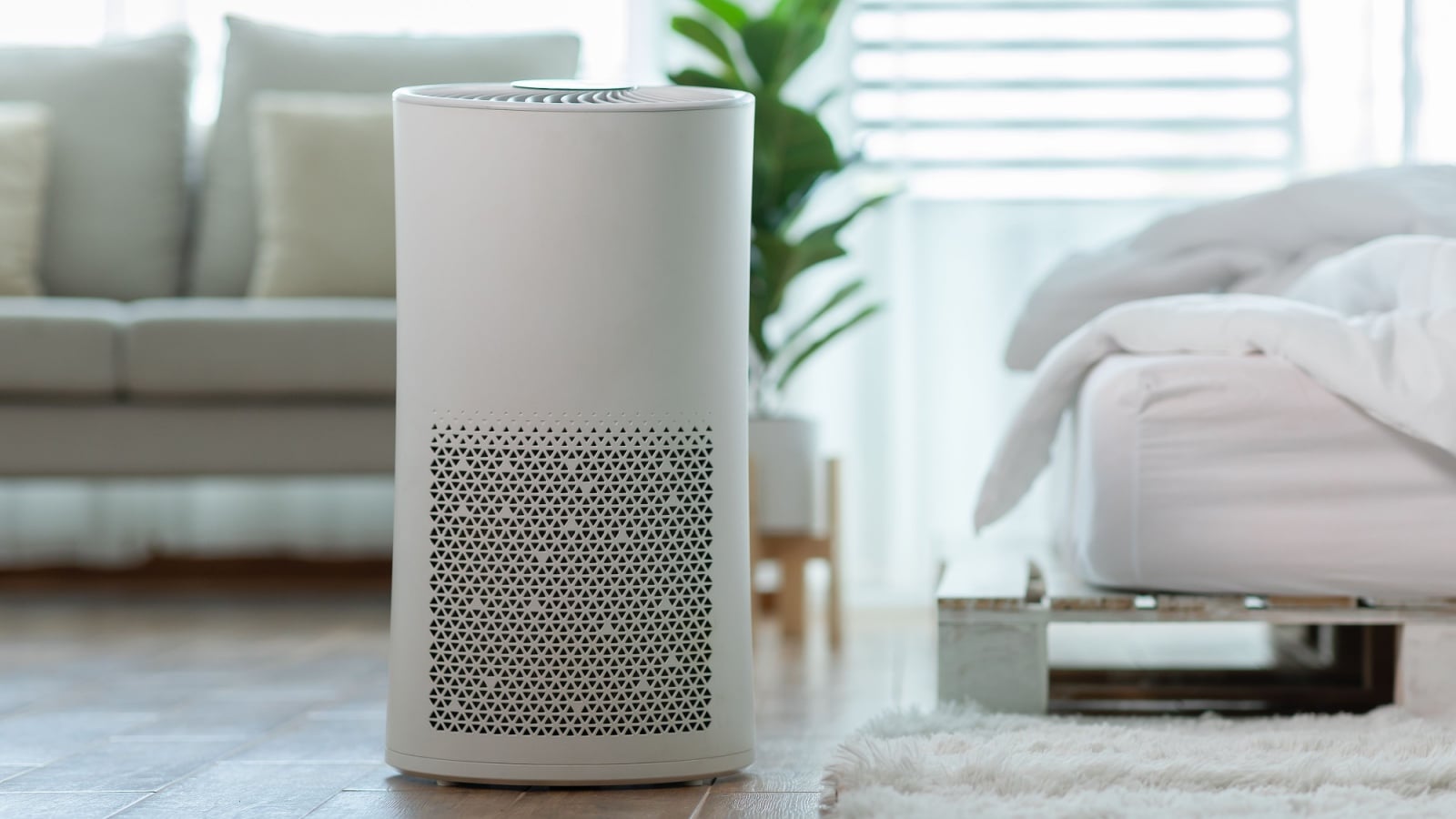 HEPA filter air purifier.