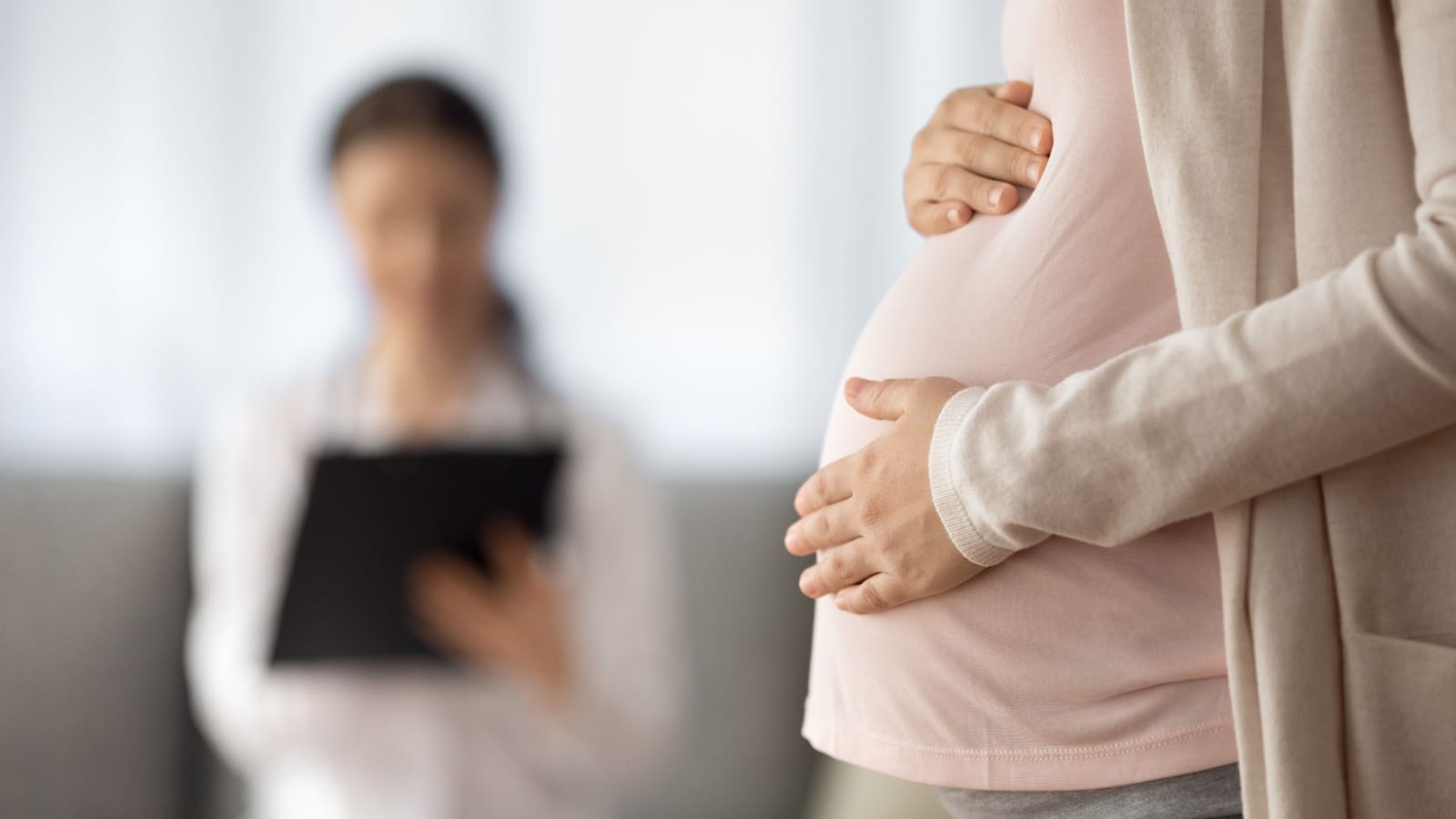 Pregnant woman.
