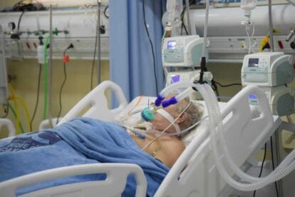 covid patient in hospital