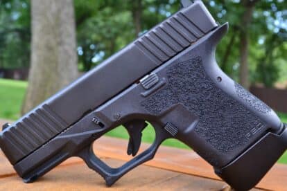 Burleson, Texas / USA - June 29 2020: Ghost gun in 9mm