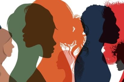 Graphic of silhouettes.