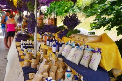 Provence,,France,-,July,6,,2014:,Street,Market,During,Annual