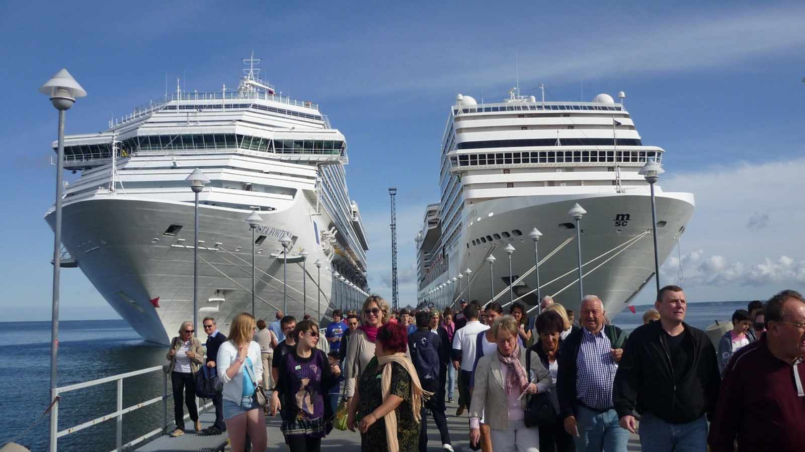 The disembarkation process is a headache