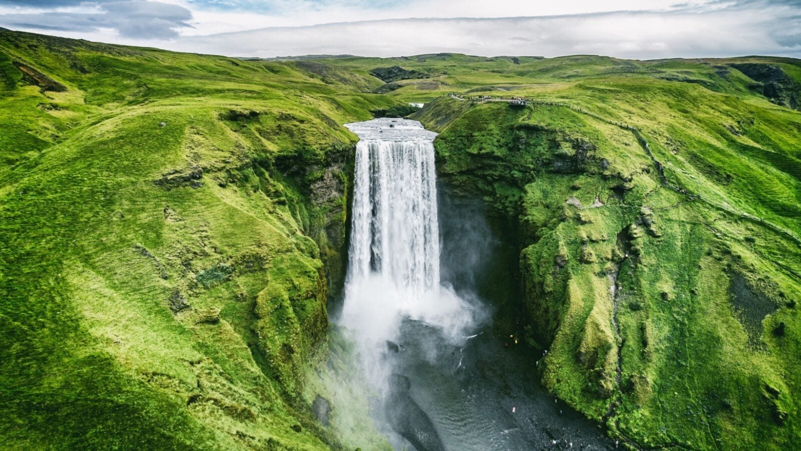 waterfall. Iceland. Maridav via Shutterstock.