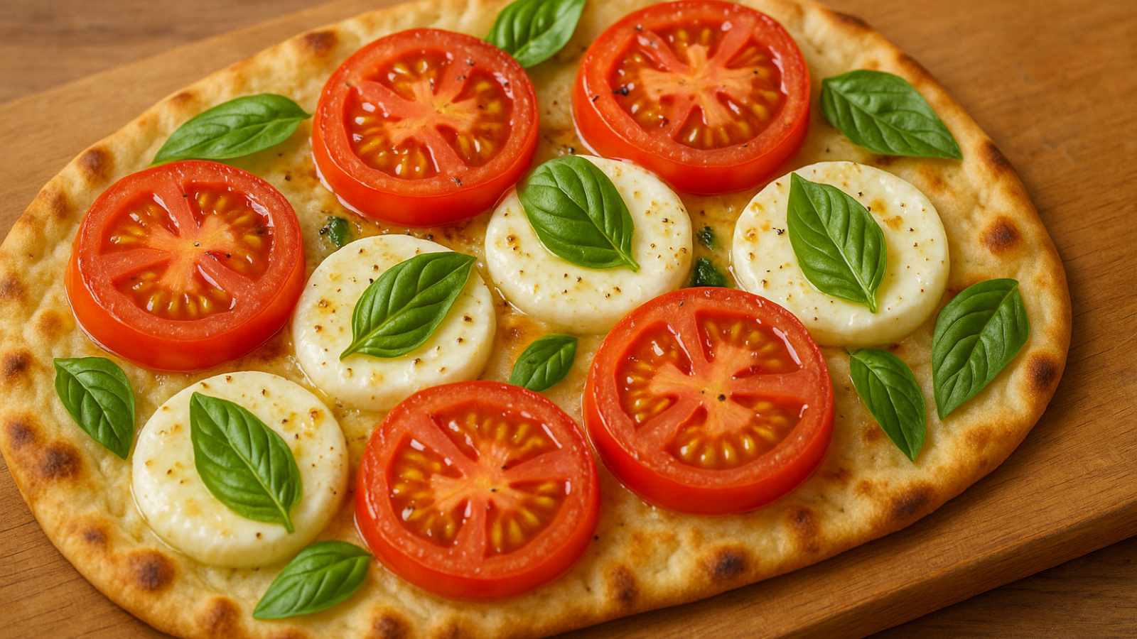 Caprese flatbread