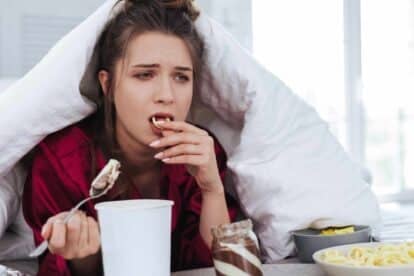 Stress eating like it was a coping mechanism