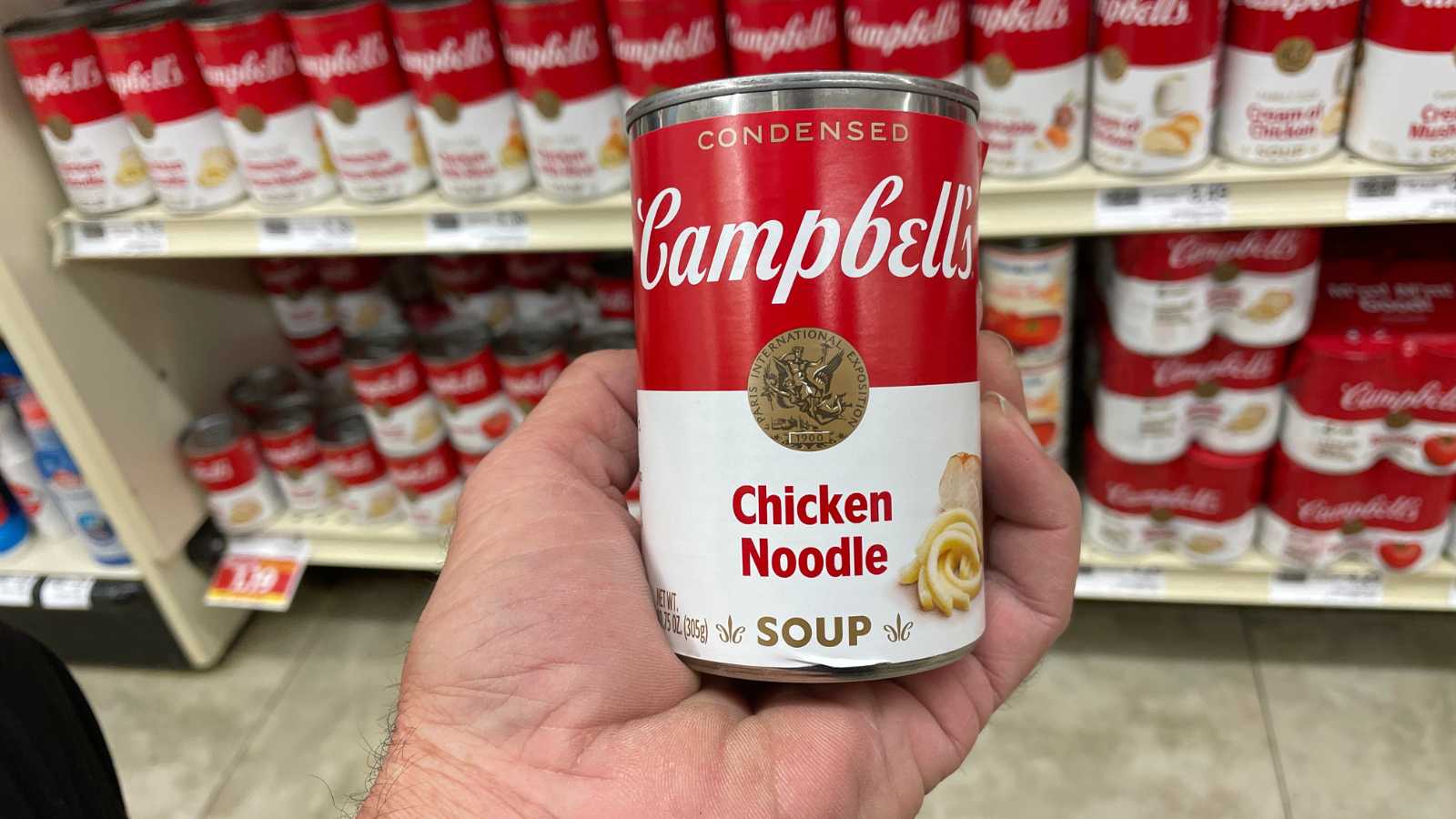 canned soup