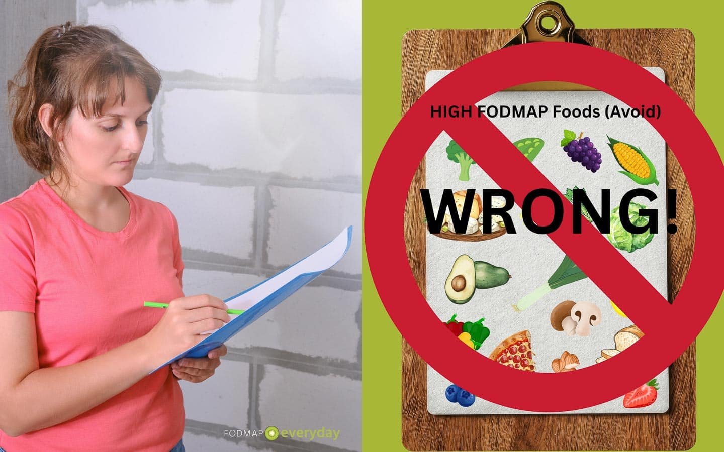 Incorrect High FODMAP list.