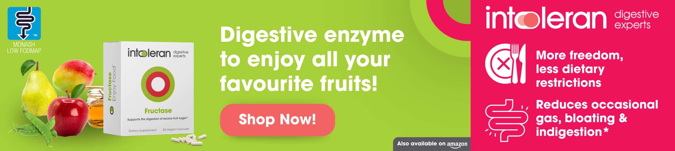 Intoleran Banner Ad for March 2026