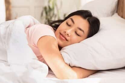 Lady sleeping