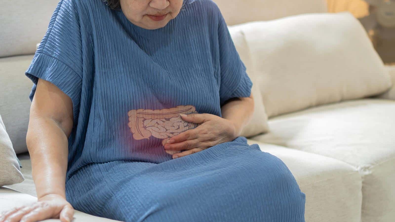 woman with gut pain. kunlathida6242 via 123rf.