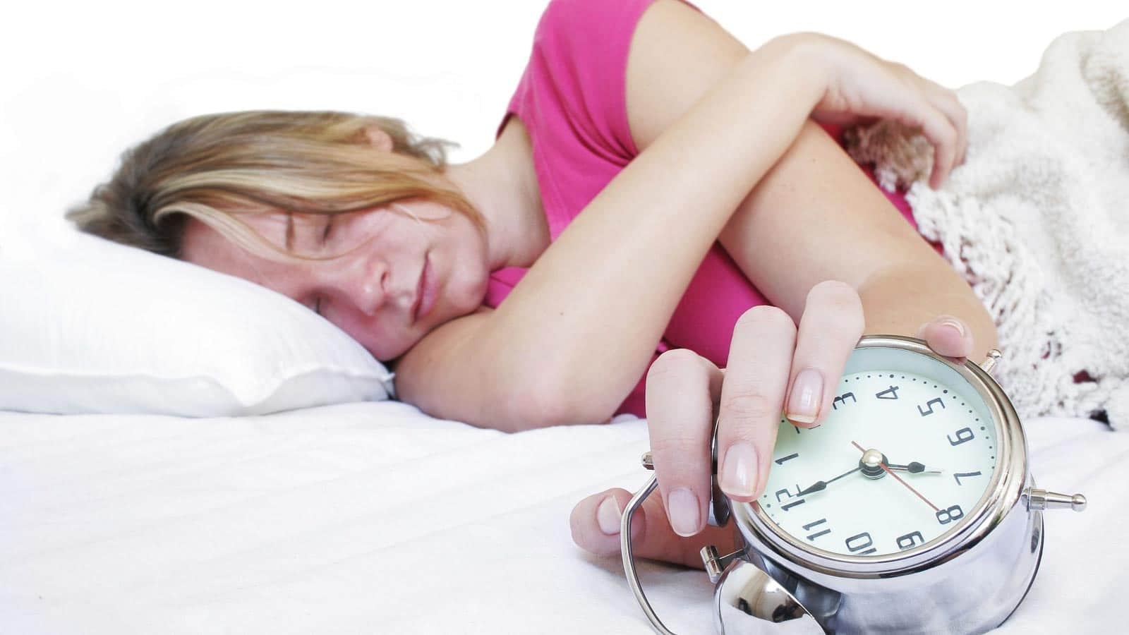 bedroom alarm clock. Tired. spanishalex via 123rf