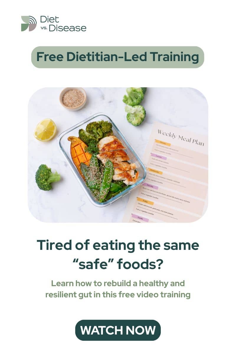 Free Training Diet vs Disease vertical ad 1