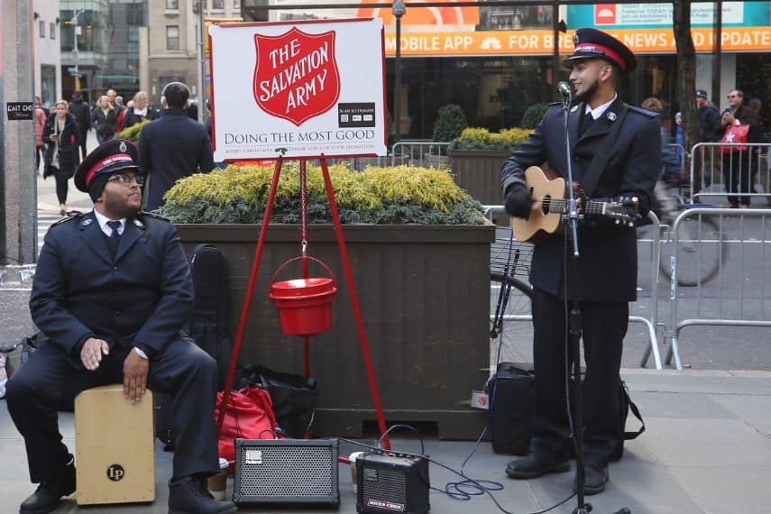 salvation army on the street