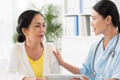compassionate doctor and patient. dragonimages via 123rf