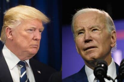 Donald Trump and Joe Biden