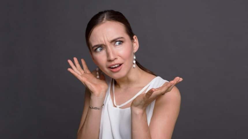 Shocked woman