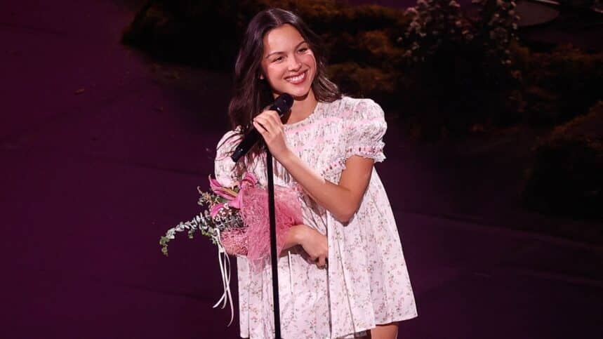 The singer Olivia Rodrigo
