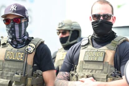 U.S. Federal Immigration and Customs Enforcement (ICE) officers