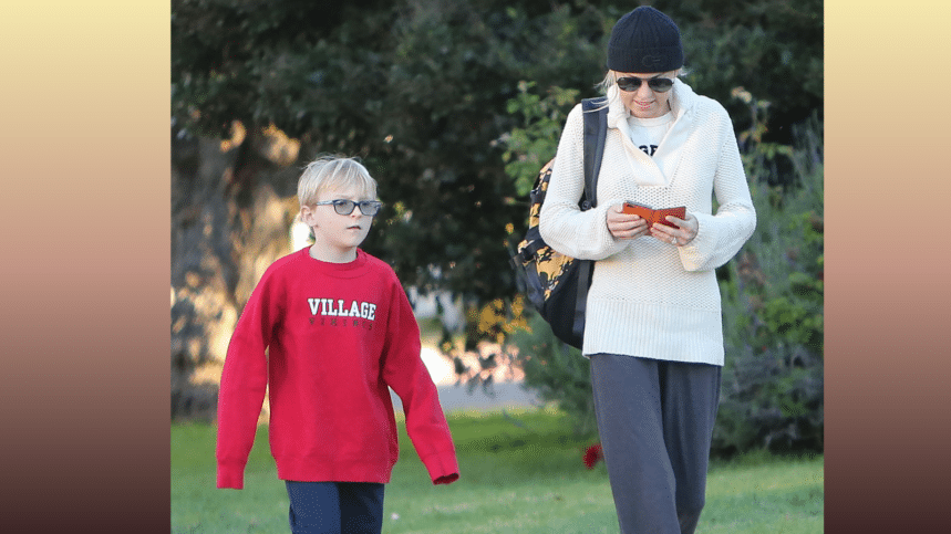 Anna Faris with her son Jack Pratt