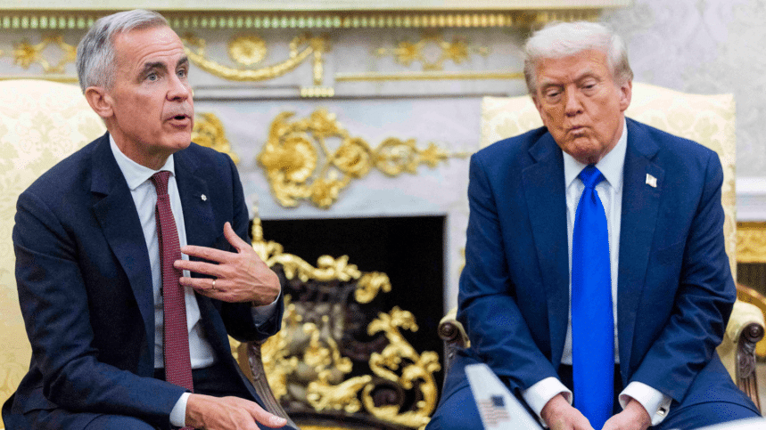 PM. Mark Carney and Donald Trump