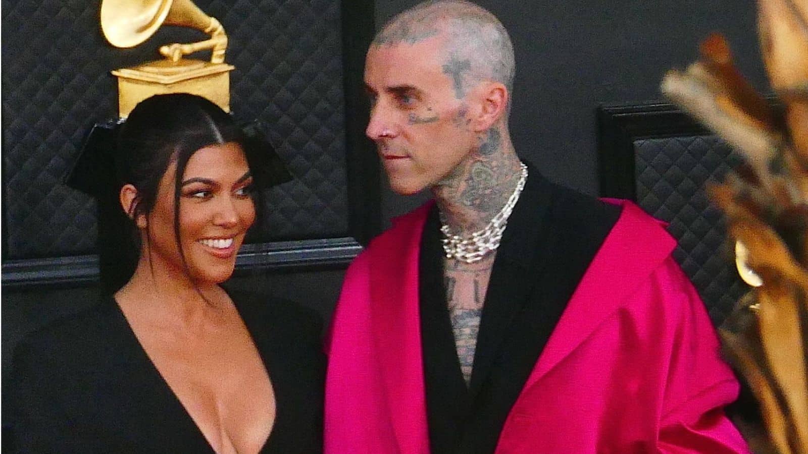 Kourtney Kardashian and Travis Barker