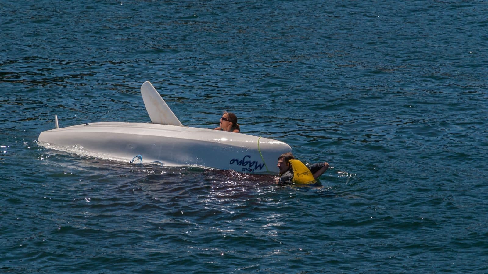 capsizing boat