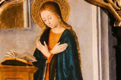 Virgin of the Annunciation painting