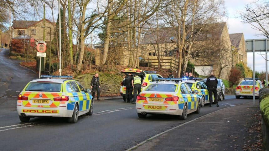 Police in neighborhood