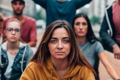 Women protesting