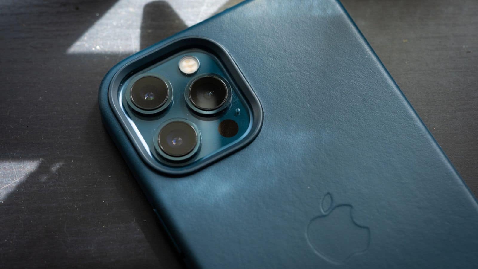 iphone placed on a table