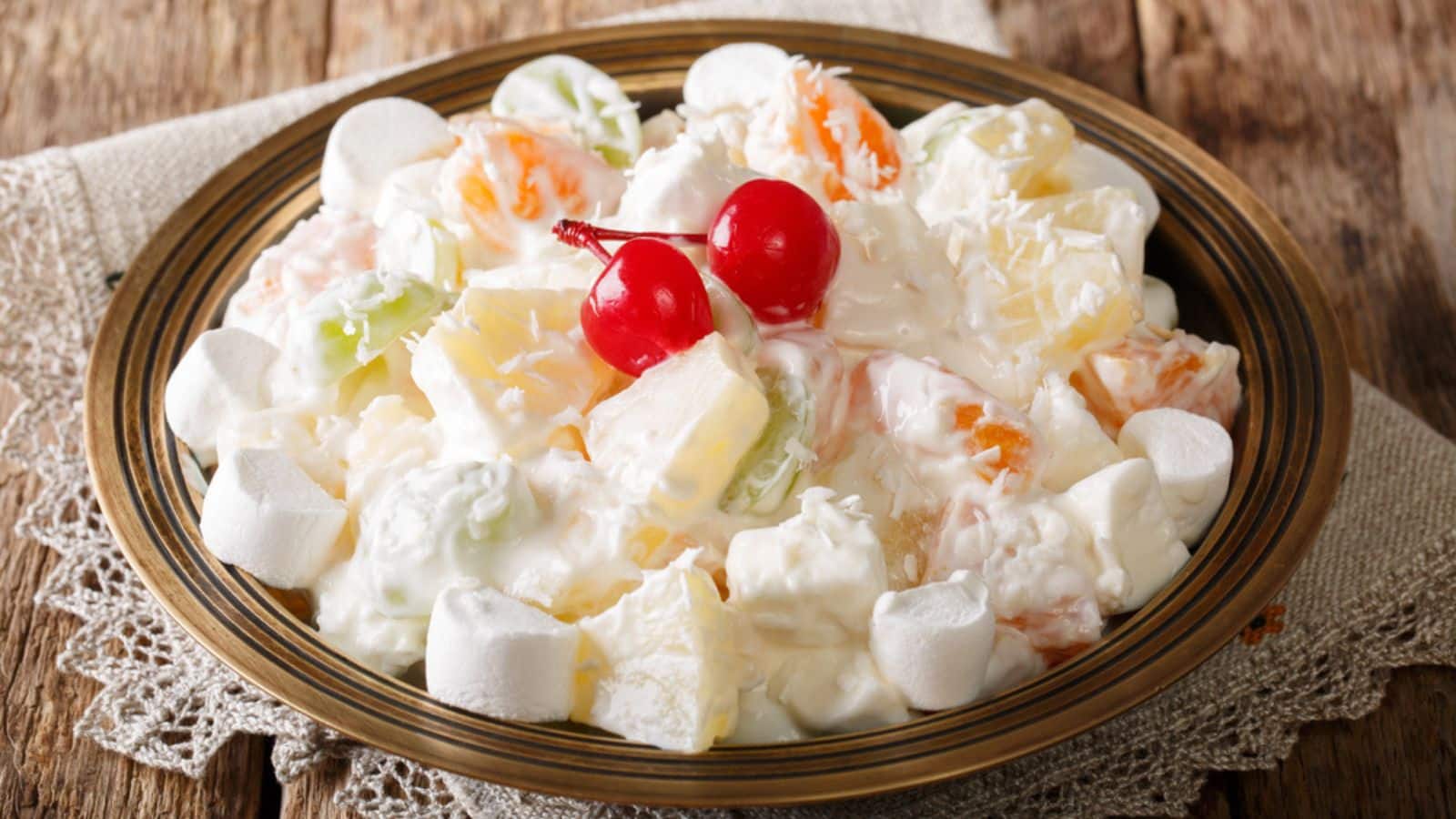 Ambrosia salad bowl