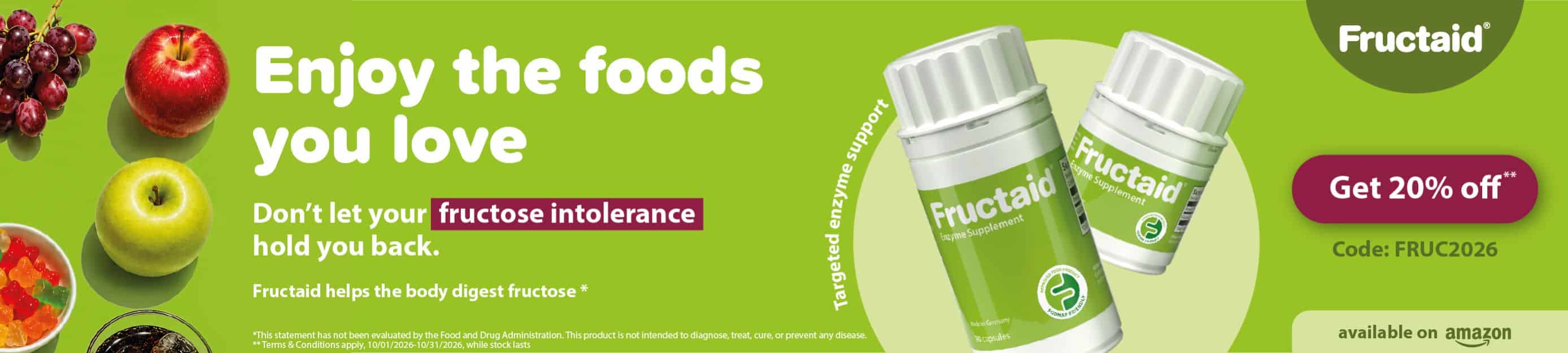 FRUCTAID October 2026 Banner Ad