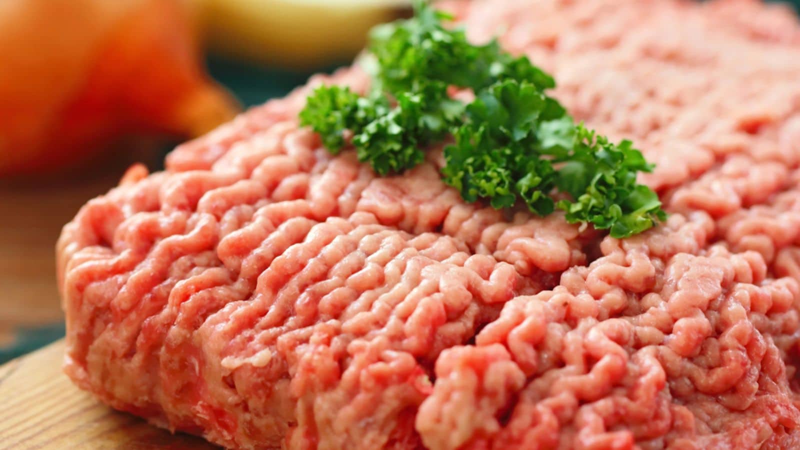 Raw ground meat