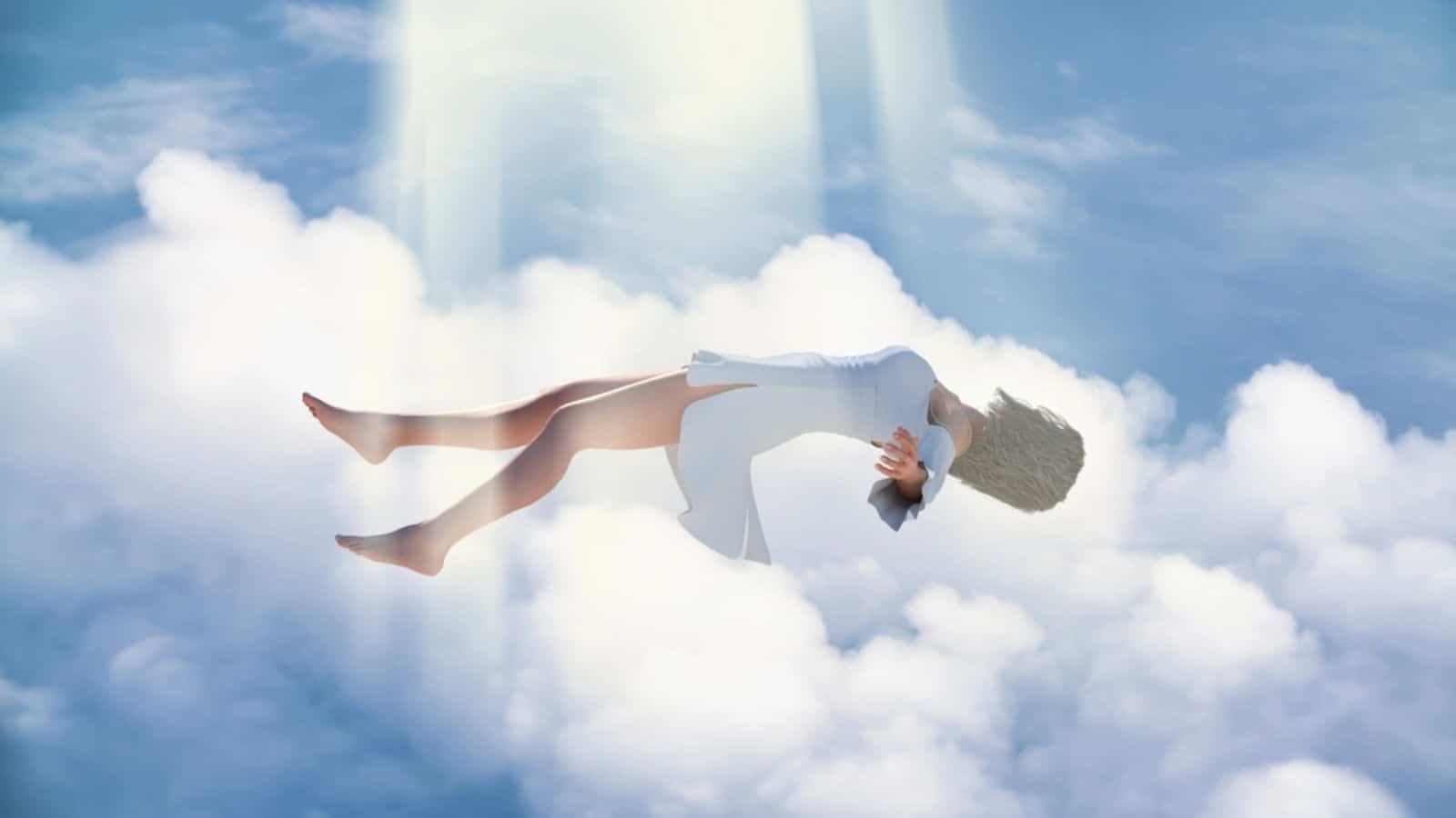 Soul leaving the body upon death