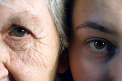 Older and younger woman