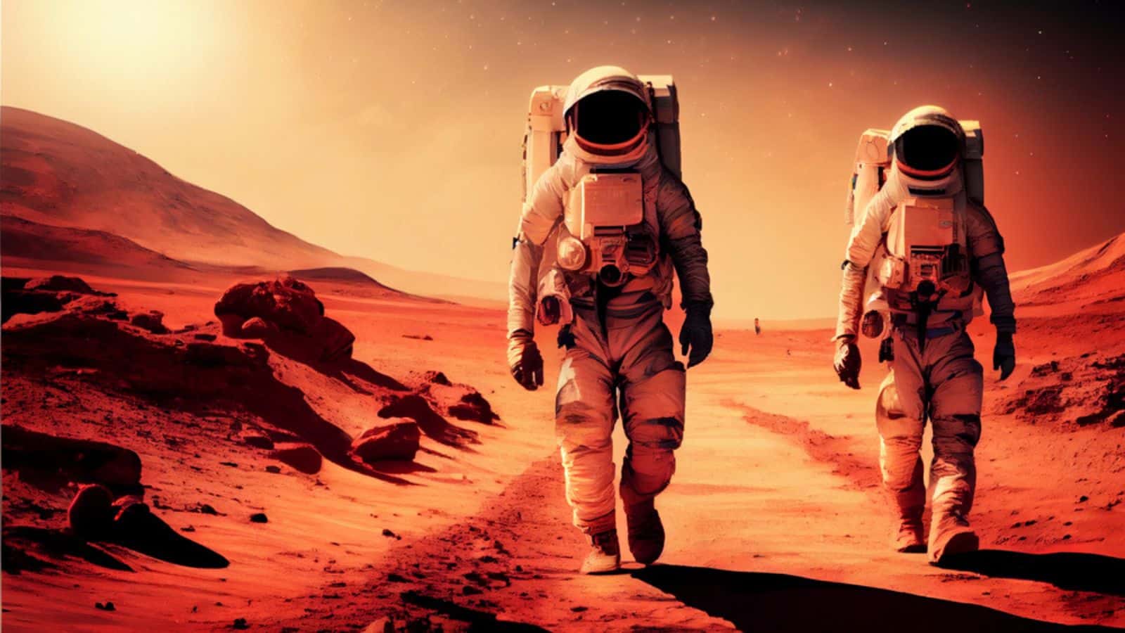 Astronauts on Mars