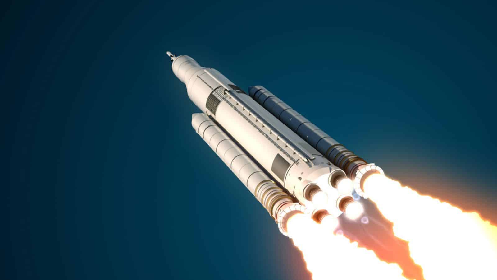 Space Launch System Takes Off